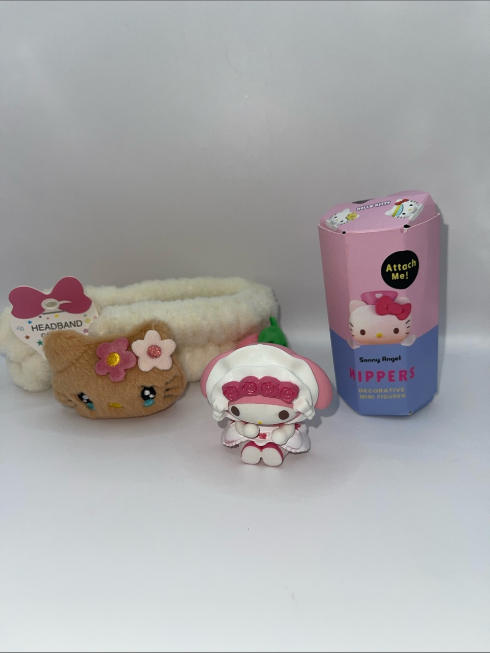 Hello Kitty Pink & White Headband Set